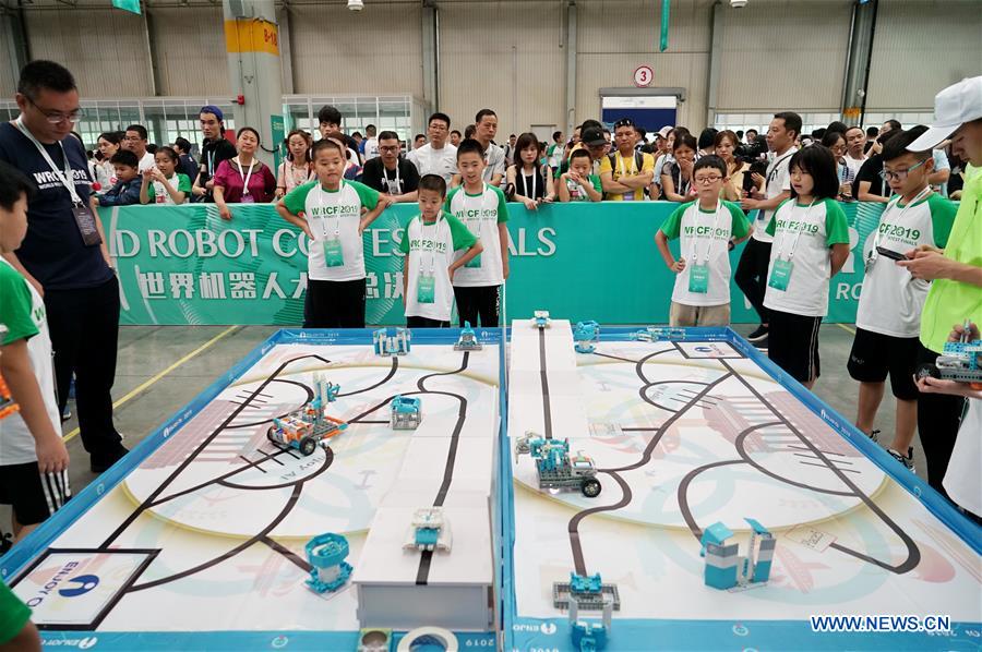 Highlights of 2019 World Robot Contest Finals in China's He