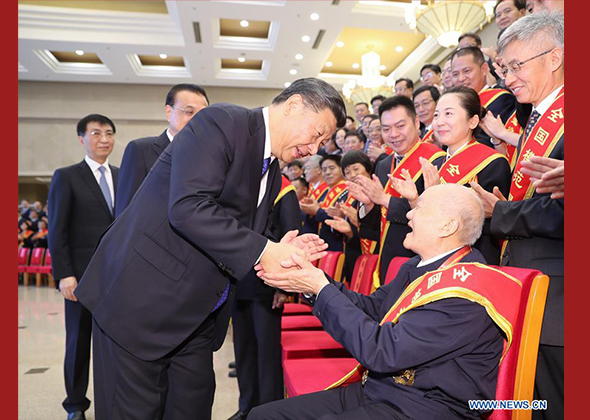 Xi Calls for New Advances in Veterans Affairs